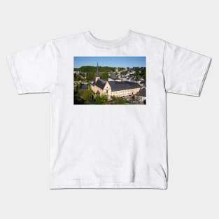 Luxembourg; City; Church; Abbey; Neumunster; Monastery; cultural center; ground Kids T-Shirt